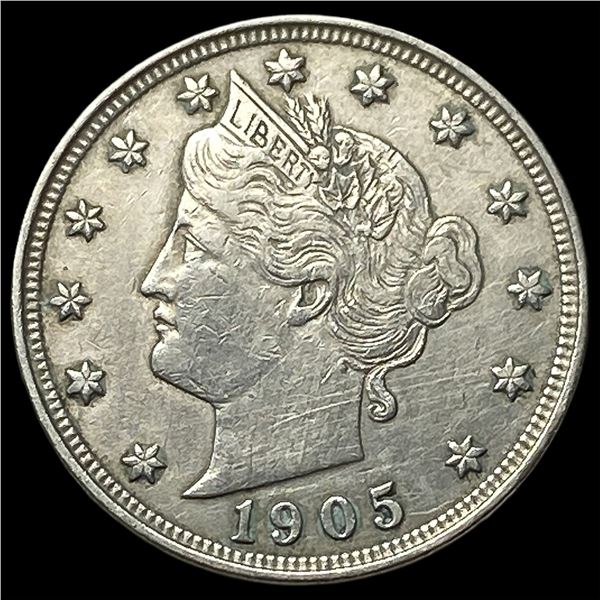 1905 Liberty Head Nickel NEARLY UNCIRCULATED