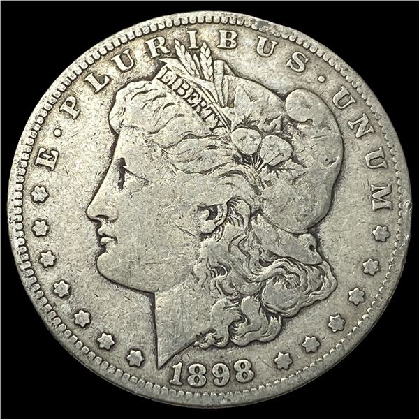 1898-S Silver Morgan Dollar ABOUT  UNCIRCULATED