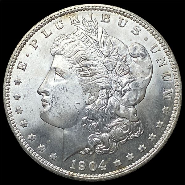 1904-O Silver Morgan Dollar GEM BU