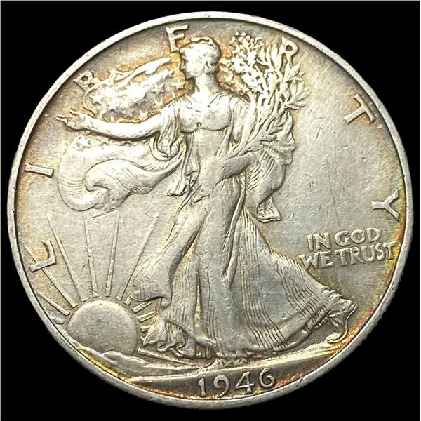 1946-S Silver Walking Liberty Half Dollar  CLOSELY UNCIRCULATED