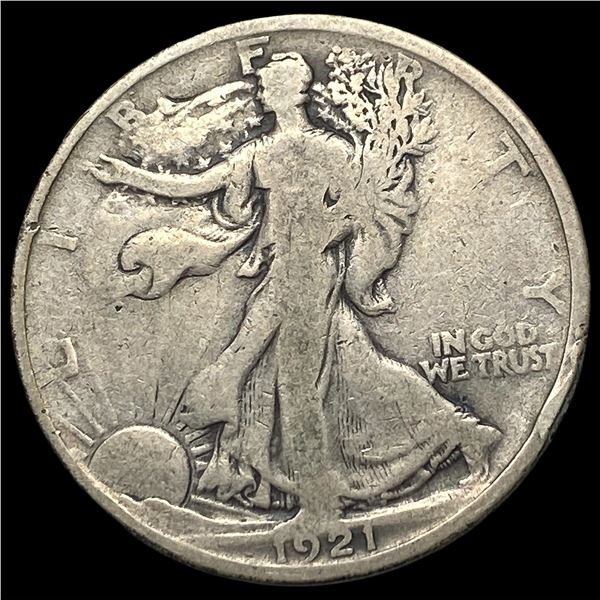 1921 Silver Walking Liberty Half Dollar  LIGHTLY CIRCULATED