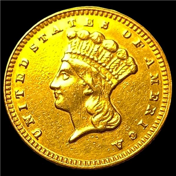 1873 Gold $1 Indian Princess Type 3  UNCIRCULATED