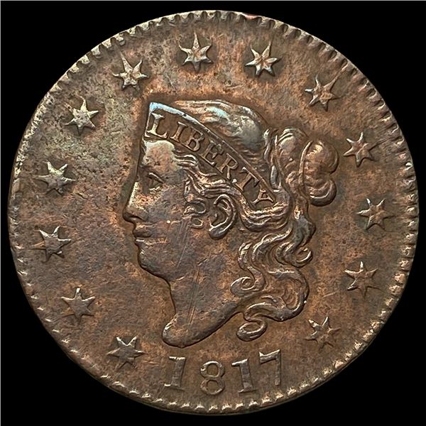 1817 Coronet Head Large Cent NEARLY  UNCIRCULATED