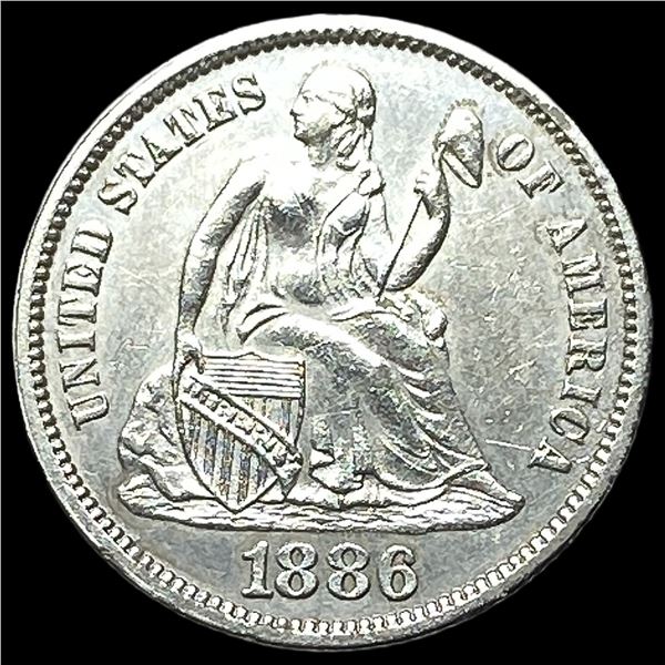 1886 Seated Liberty Dime UNCIRCULATED