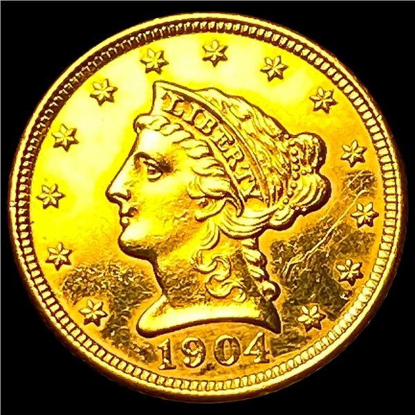 1904 Liberty Head Gold Quarter Eagle $2.50  UNCIRCULATED