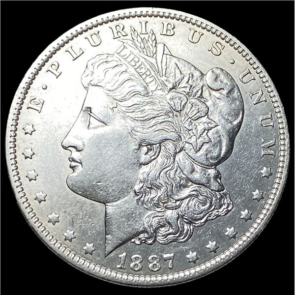 1887-O Silver Morgan Dollar NEARLY  UNCIRCULATED