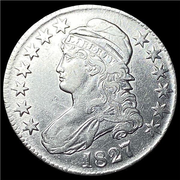 1827 Capped Bust Half Dollar CLOSELY  UNCIRCULATED