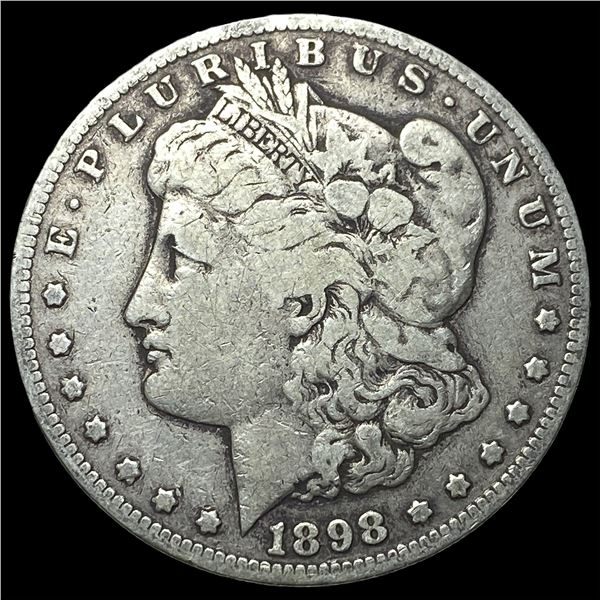 1898-S Morgan Silver Dollar ABOUT  UNCIRCULATED