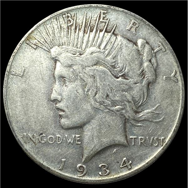 1934-D Silver Peace Dollar LIGHTLY CIRCULATED