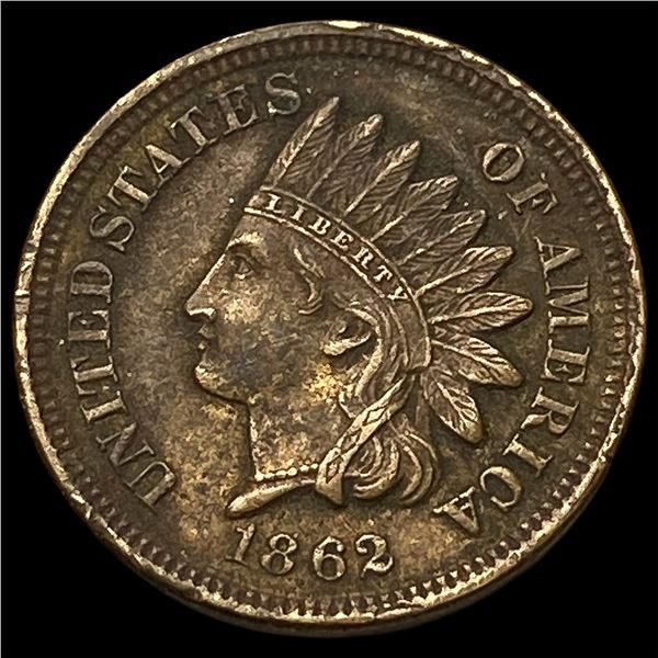 1862 Indian Head Cent CLOSELY UNCIRCULATED