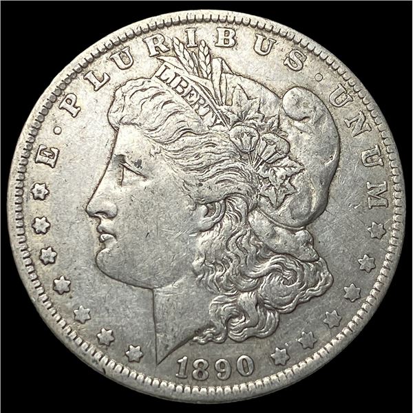 1890-O Silver Morgan Dollar NEARLY  UNCIRCULATED