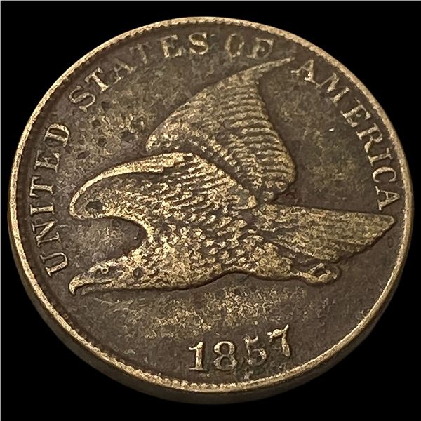 1857 Flying Eagle Cent CLOSELY UNCIRCULATED