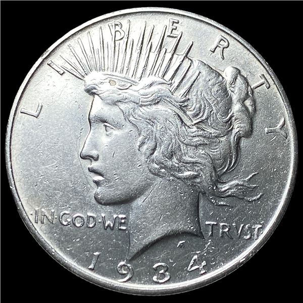 1934-D Peace Silver Dollar CLOSELY  UNCIRCULATED