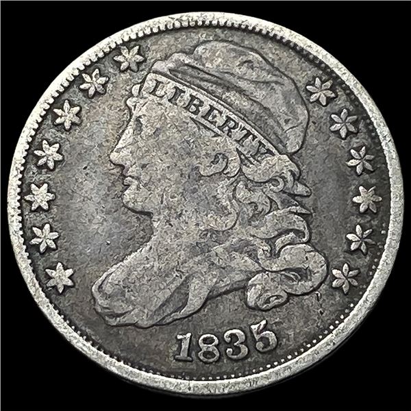 1835 Capped Bust Dime LIGHTLY CIRCULATED