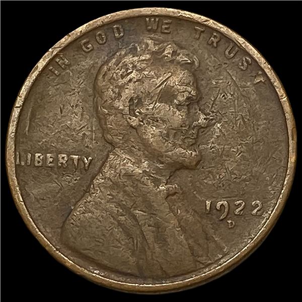 1922-D Lincoln Wheat Cent NEARLY UNCIRCULATED