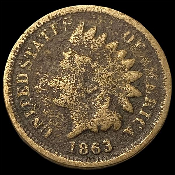 1863 Indian Head Cent NICELY CIRCULATED