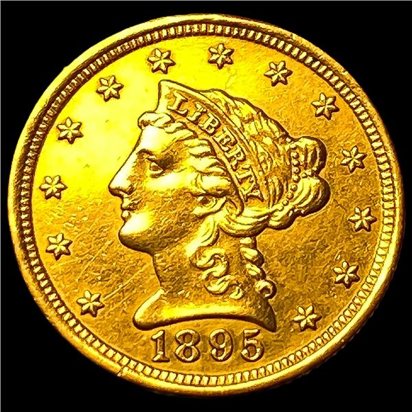 1895 Liberty Head Gold $2.5 Quarter Eagle  UNCIRCULATED