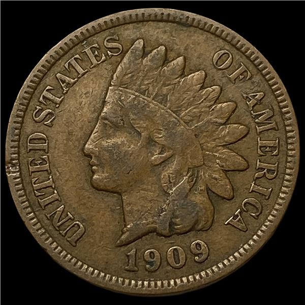 1909 Indian Head Cent LIGHTLY CIRCULATED