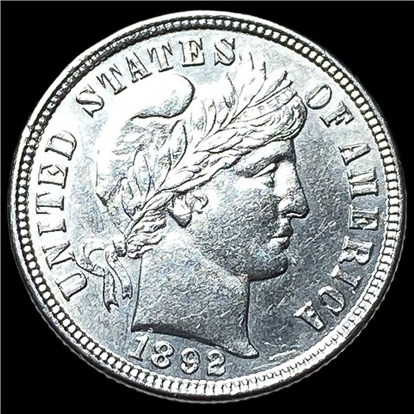1892 Silver Barber Dime UNCIRCULATED
