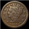 Image 1 : 1844 Braided Hair Large Cent CLOSELY  UNCIRCULATED