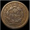 Image 2 : 1844 Braided Hair Large Cent CLOSELY  UNCIRCULATED