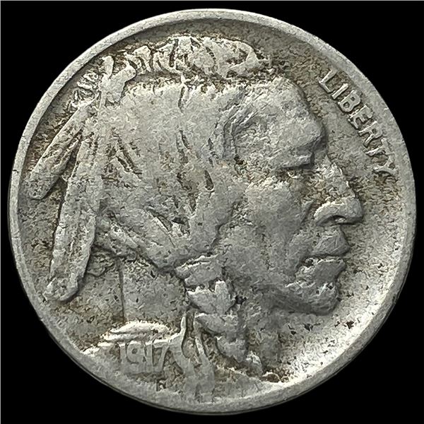 1917-D Buffalo Nickel LIGHTLY CIRCULATED
