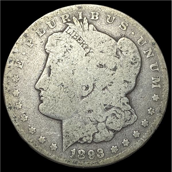 1893-CC Silver Morgan Dollar NICELY  CIRCULATED