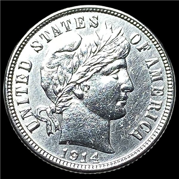 1914-D Silver Barber Dime UNCIRCULATED
