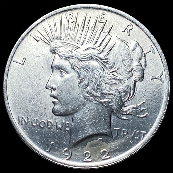 1922 Silver Peace Dollar CHOICE BU