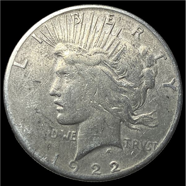 1922-S Silver Peace Dollar LIGHTLY CIRCULATED