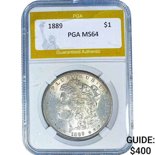 1889 Morgan Silver Dollar PGA MS64