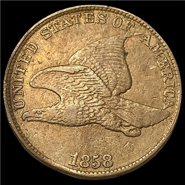 1858 Flying Eagle Cent CLOSELY UNCIRCULATED