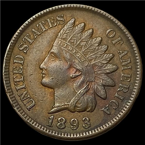 1893 Indian Head Cent CLOSELY UNCIRCULATED