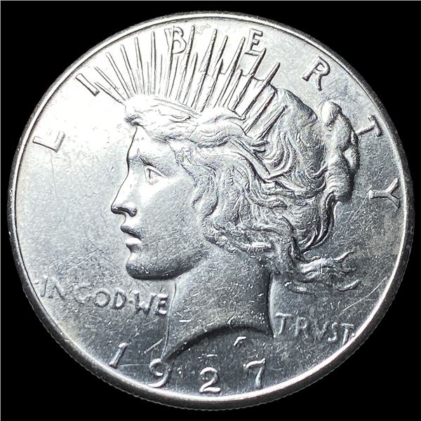 1927-S Silver Peace Dollar ABOUT UNCIRCULATED