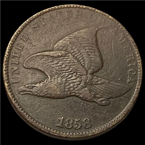 1858 Flying Eagle Cent CLOSELY UNCIRCULATED