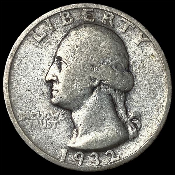 1932-S Silver Washington Quarter LIGHTLY  CIRCULATED