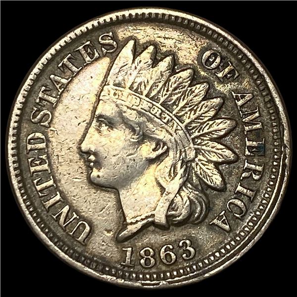 1863 Indian Head Cent LIGHTLY CIRCULATED
