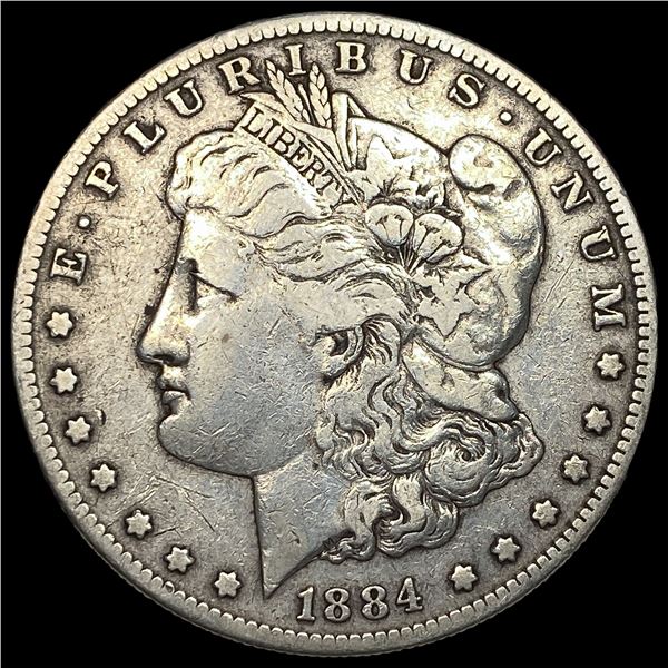 1884-S Silver Morgan Dollar ABOUT  UNCIRCULATED