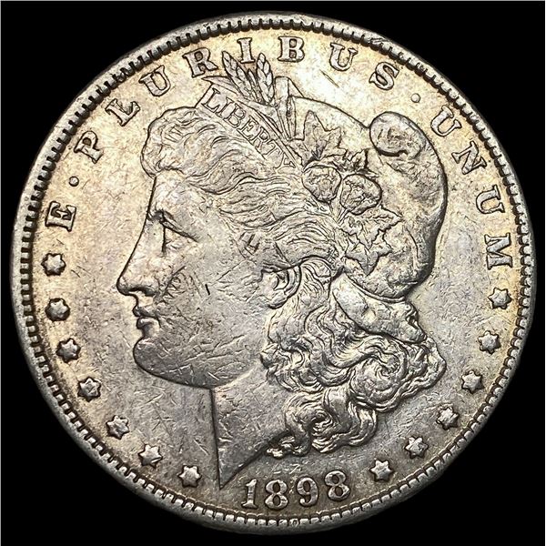 1898 Morgan Silver Dollar CLOSELY  UNCIRCULATED