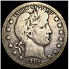 Image 1 : 1914 Silver Barber Quarter ABOUT UNCIRCULATED
