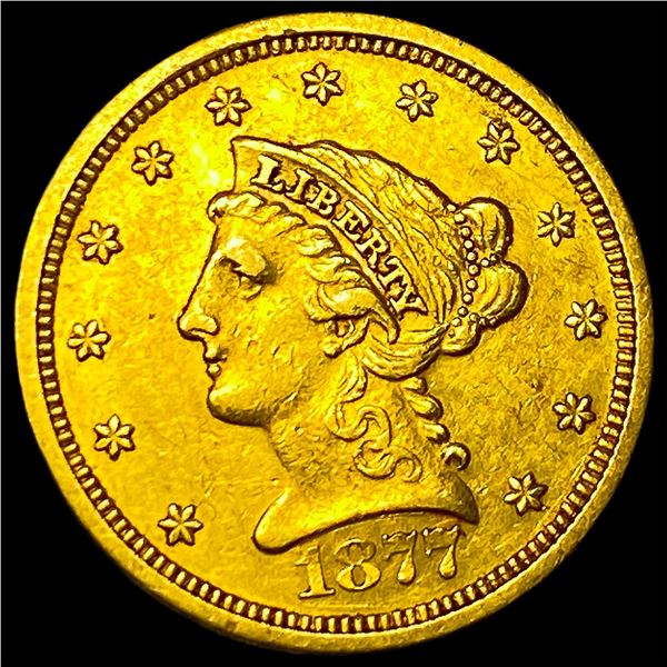 1877-S Gold $2.50 Liberty Head Quarter Eagle  UNCIRCULATED