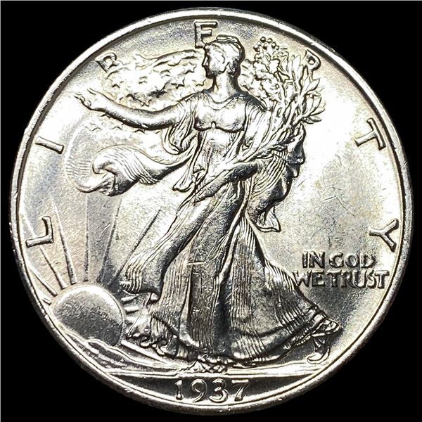 1937-S Silver Walking Liberty Half Dollar  CHOICE BU