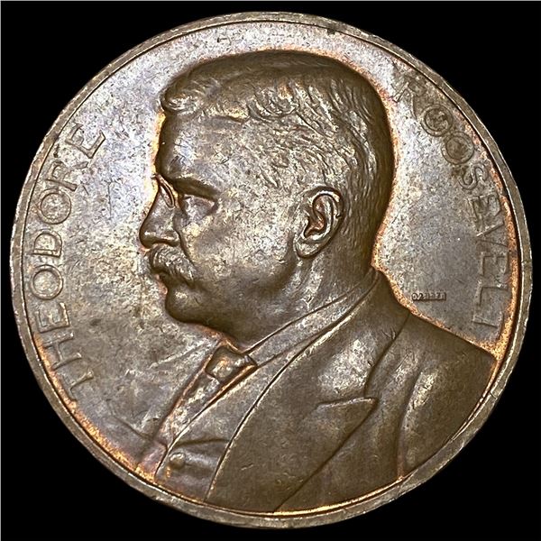 1905 Roosevelt Inaugural Medal NEARLY  UNCIRCULATED