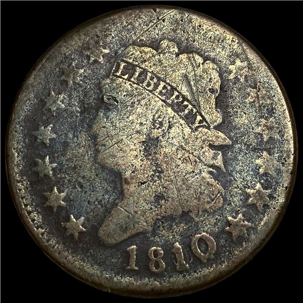 1810 Classic Head Large Cent NICELY  CIRCULATED