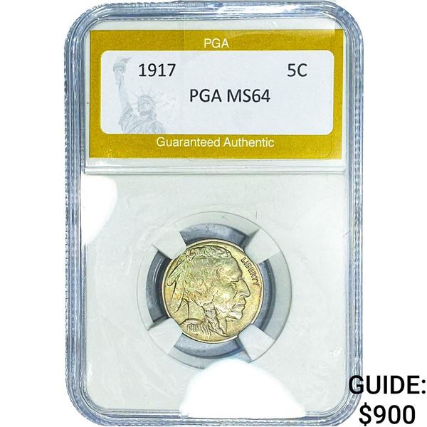 1917 Buffalo Nickel PGA MS64