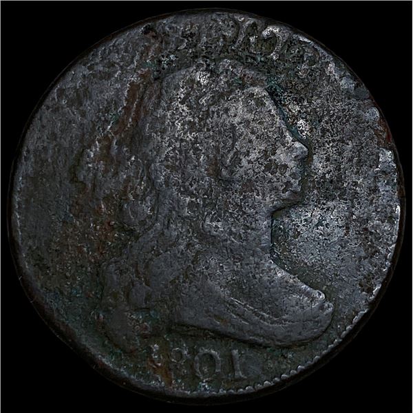 1801 Draped Bust Large Cent NICELY CIRCULATED