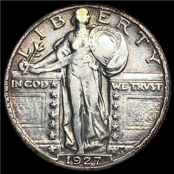 1927 Standing Liberty Silver Quarter NEARLY  UNCIRCULATED