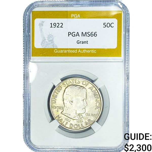 1922 Grant Half Dollar PGA MS66