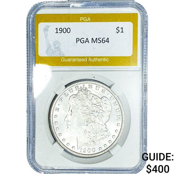1900 Morgan Silver Dollar PGA MS64
