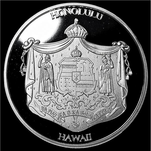 2007 Hawaii Iolani Palace 125th Anniversary  Silver Medal GEM PROOF